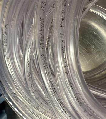 Øl- / Co2slange 7 x 12 mm, klar PVC (Flexibel slange)